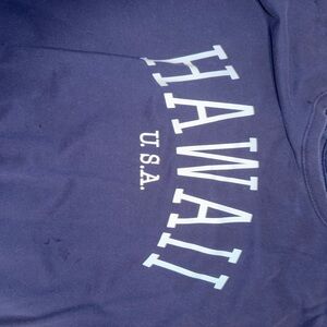 Navy Blue 'Hawaii USA' Graphic T-Shirt